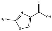 2-氨基噻唑-4-甲酸 结构式