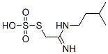 Thiosulfuric acid hydrogen S-[2-imino-2-[(3-methylbutyl)amino]ethyl] ester 结构式