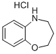 1,3,4,5-TETRAHYDRO-5-OXA-BENZO[B]AZEPINE HYDROCHLORIDE 结构式