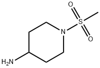 1-甲磺酰基-4-氨基哌啶 结构式