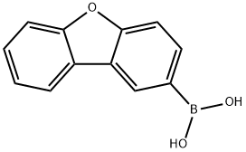 二苯并呋喃-2-硼酸 结构式