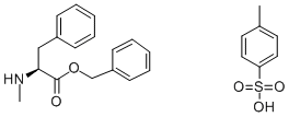 N-甲基-L-苯丙氨酸苄酯对甲基苯磺酸盐 结构式