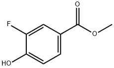 3-氟-4-羟基苯甲酸甲酯 结构式