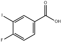 3-碘-4-氟苯甲酸 结构式