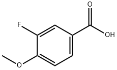 3-氟-4-甲氧基苯甲酸 结构式