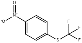 4-三氟甲硫基硝基苯 结构式