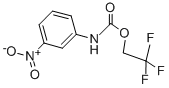 2,2,2-三氟乙基-N-(3-硝基苯基)氨基甲酸酯 结构式