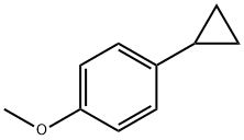 4-cyclopropylanisole 结构式