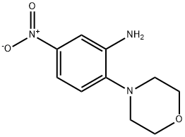 2-吗啉-5-硝基苯胺 结构式