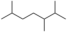 2,3,6-Trimethylheptane. 结构式