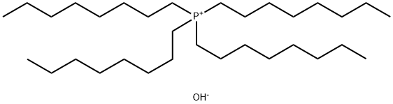 TETRAOCTYLPHOSPHONIUM HYDROXIDE SOL., ~20% IN METHANOL 结构式