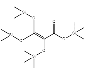 2-Propenoic acid, 2,3,3-tris[(trimethylsilyl)oxy]-, trimethylsilyl est er 结构式