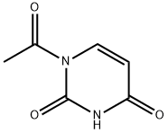 1-乙酰嘧啶-2,4(1H,3H)-二酮 结构式