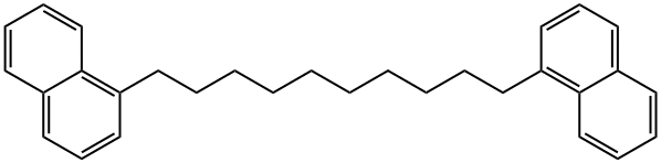 1,1'-(1,10-Decanediyl)bisnaphthalene 结构式