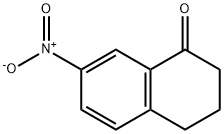 7-硝基-3,4-二氢-2H-1-萘酮 结构式