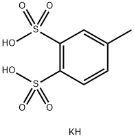 Toluene-3,4-disulfonic acid dipotassium salt 结构式