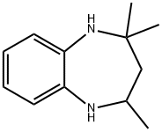2,3,4,5-Tetrahydro-2,2,4-trimethyl-1H-1,5-benzodiazepine 结构式