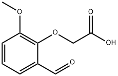 2-(2-甲酰基-6-甲氧基苯氧基)乙酸 结构式