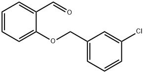 2-(3-氯苄氧基)苯甲醛 结构式