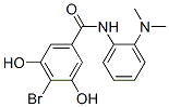 4-bromo-N-[2-(dimethylamino)phenyl]-3,5-dihydroxybenzamide 结构式