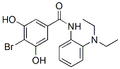 4-bromo-2'-(diethylamino)-3,5-dihydroxybenzylanilide 结构式