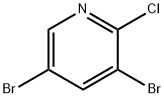 2-氯-3,5-二溴吡啶 结构式