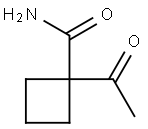 Cyclobutanecarboxamide, 1-acetyl- (9CI) 结构式