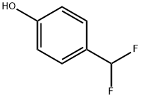 4-二氟甲基苯酚 结构式