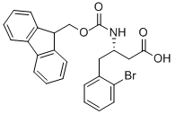 (S)-3-((((9H-Fluoren-9-yl)methoxy)carbonyl)amino)-4-(2-bromophenyl)butanoicacid