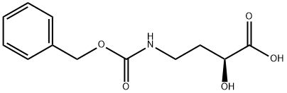2-羟基-4-苄氧羰酰氨基丁酸 结构式