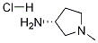 R-N-甲基-3-氨基吡咯烷盐酸盐 结构式