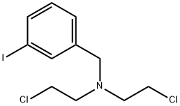 N,N-Bis(2-chloroethyl)-m-iodobenzylamine 结构式