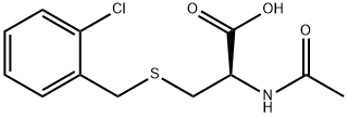 2-chlorobenzylmercapturic acid 结构式