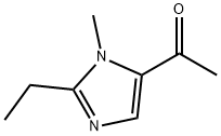 Ethanone, 1-(2-ethyl-1-methyl-1H-imidazol-5-yl)- (9CI) 结构式