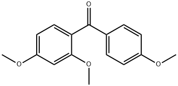 2,4,4'-三甲氧基苯甲酮 结构式