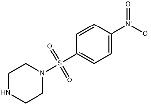 1-(4-硝基苯基)磺酰基哌嗪 结构式