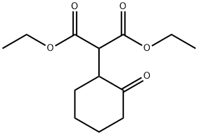 2-(2-氧代环己基)丙二酸二乙酯 结构式