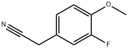 3-氟-4-甲氧基苯乙腈 结构式