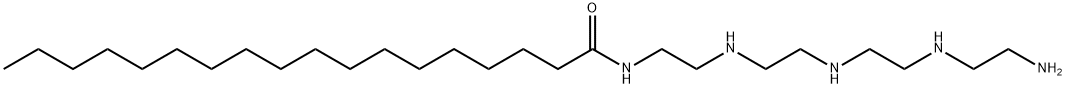 N-[2-[[2-[[2-[(2-氨基乙基)氨基]乙基]氨基]乙基]氨基]乙基]十八酰胺 结构式