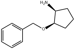 Cyclopentanamine, 2-(phenylmethoxy)-, (1S,2R)- (9CI) 结构式