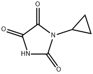 1-环丙基咪唑烷-2,4,5-三酮 结构式