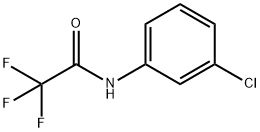 N-(3-氯苯基)-2,2,2-三氟乙酰胺 结构式