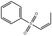 [[(Z)-1-Propenyl]sulfonyl]benzene 结构式