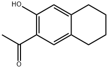 1-(3-羟基-5,6,7,8-四氢-2-萘)-乙酮 结构式