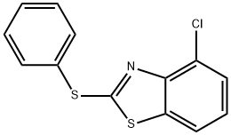 4-chloro-2-(phenylthio)benzothiazole 结构式