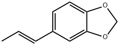 5-[(E)-prop-1-enyl]benzo[1,3]dioxole 结构式