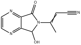 2-Butenenitrile, 3-(5,7-dihydro-5-hydroxy-7-oxo-6H-pyrrolo[3,4-b]pyrazin-6-yl)- (9CI) 结构式