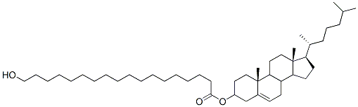 胆甾醇羟基硬脂酸酯 结构式