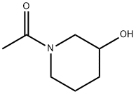 1-乙酰基-3-哌啶OL 结构式