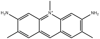 2,7,10-trimethylacridine-3,6-diamine chloride 结构式